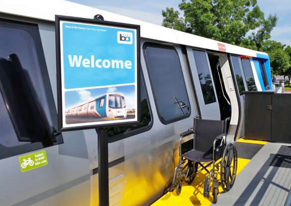 Welcome aboard BART's Fleet of the Future mock-up.