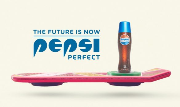 Pepsi unveils a series of themed advertisements in celebration of Pepsi Perfect and the 30th anniversary of Back to the Future. (PRNewsFoto/PepsiCo)