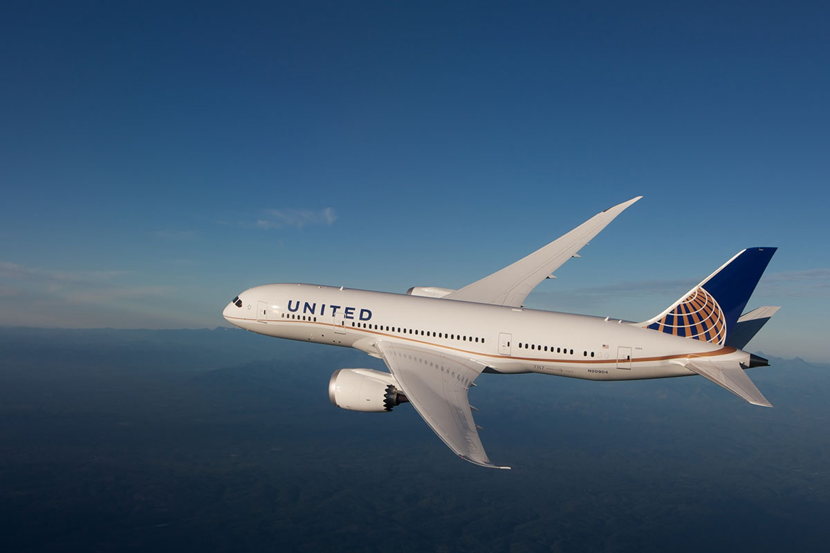 United Airline Boeing Dreamliner