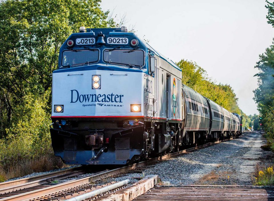 Amtrak Downeaster train