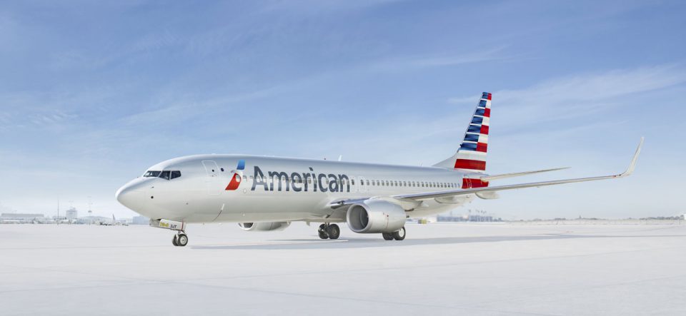 American Airlines aircraft taxiing