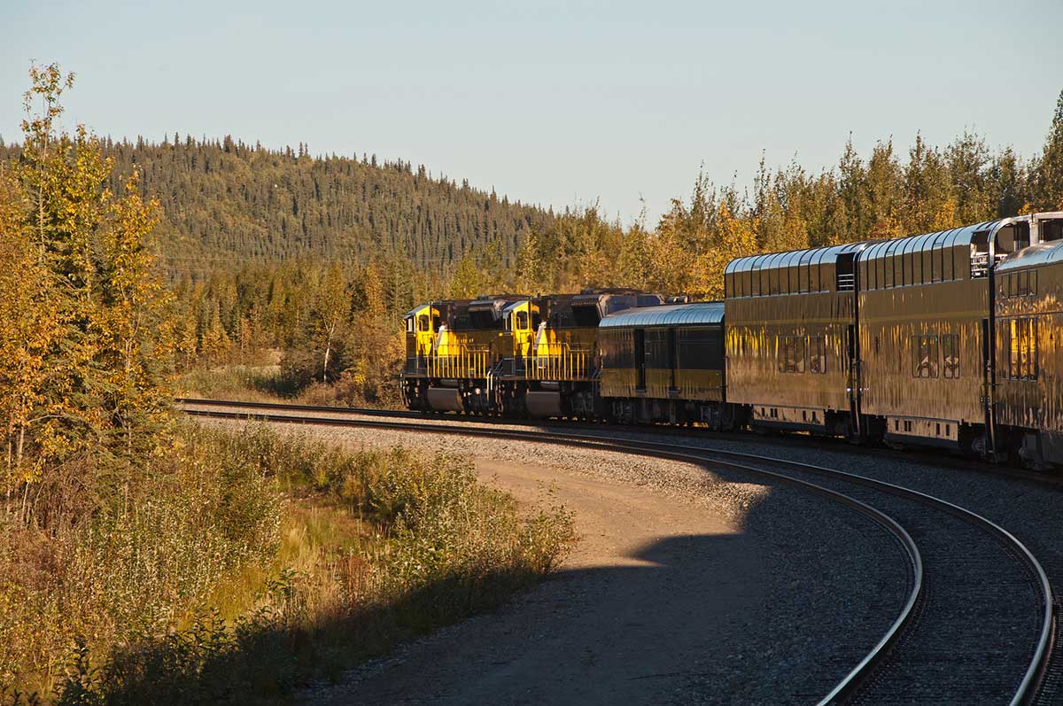 Alaska Railroad train