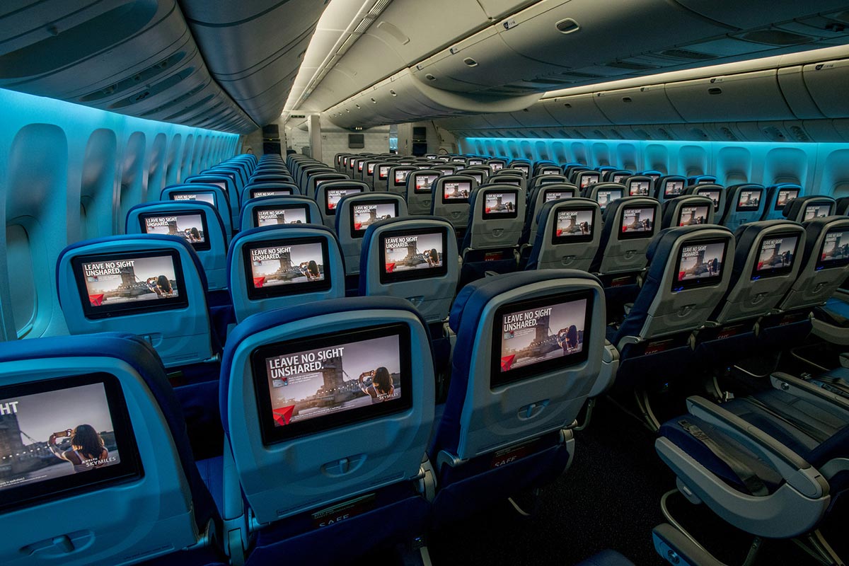 Delta's refreshed 777 aircraft