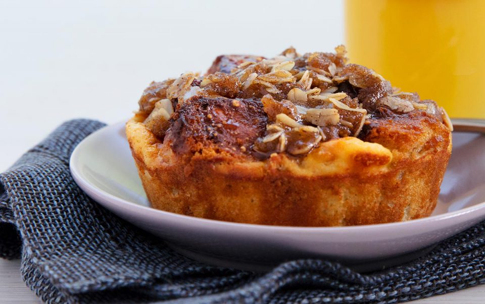 United Airlines' bread pudding