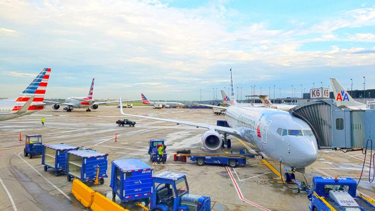American Airlines in Chicago