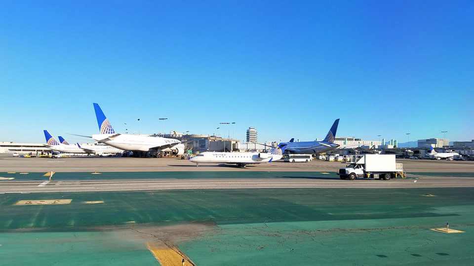 United Airlines at LAX