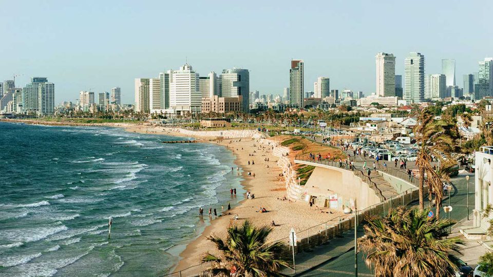 Tel Aviv coastline