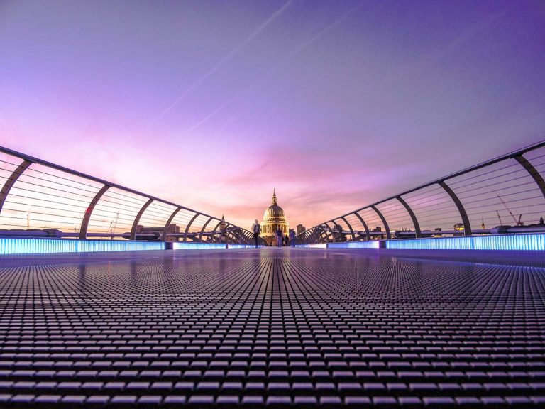 London during sunset