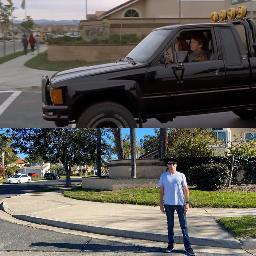 Back to the Future scene location