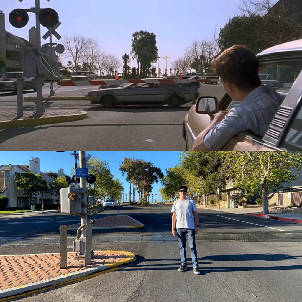 Back to the Future scene location