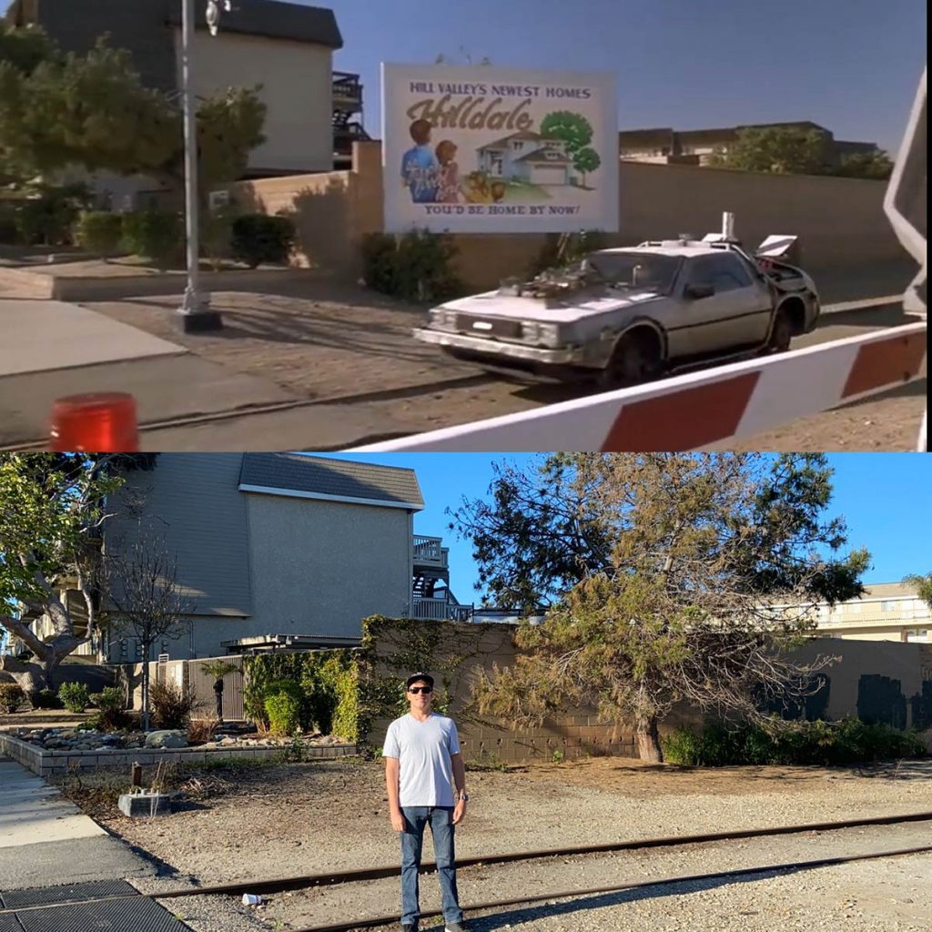 Back to the Future scene location