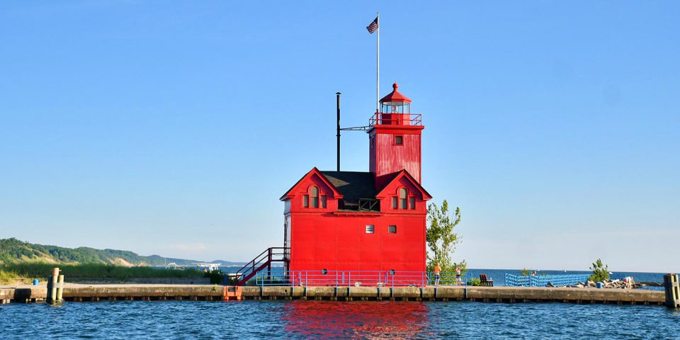 Lighthouse in Holland, Michigan